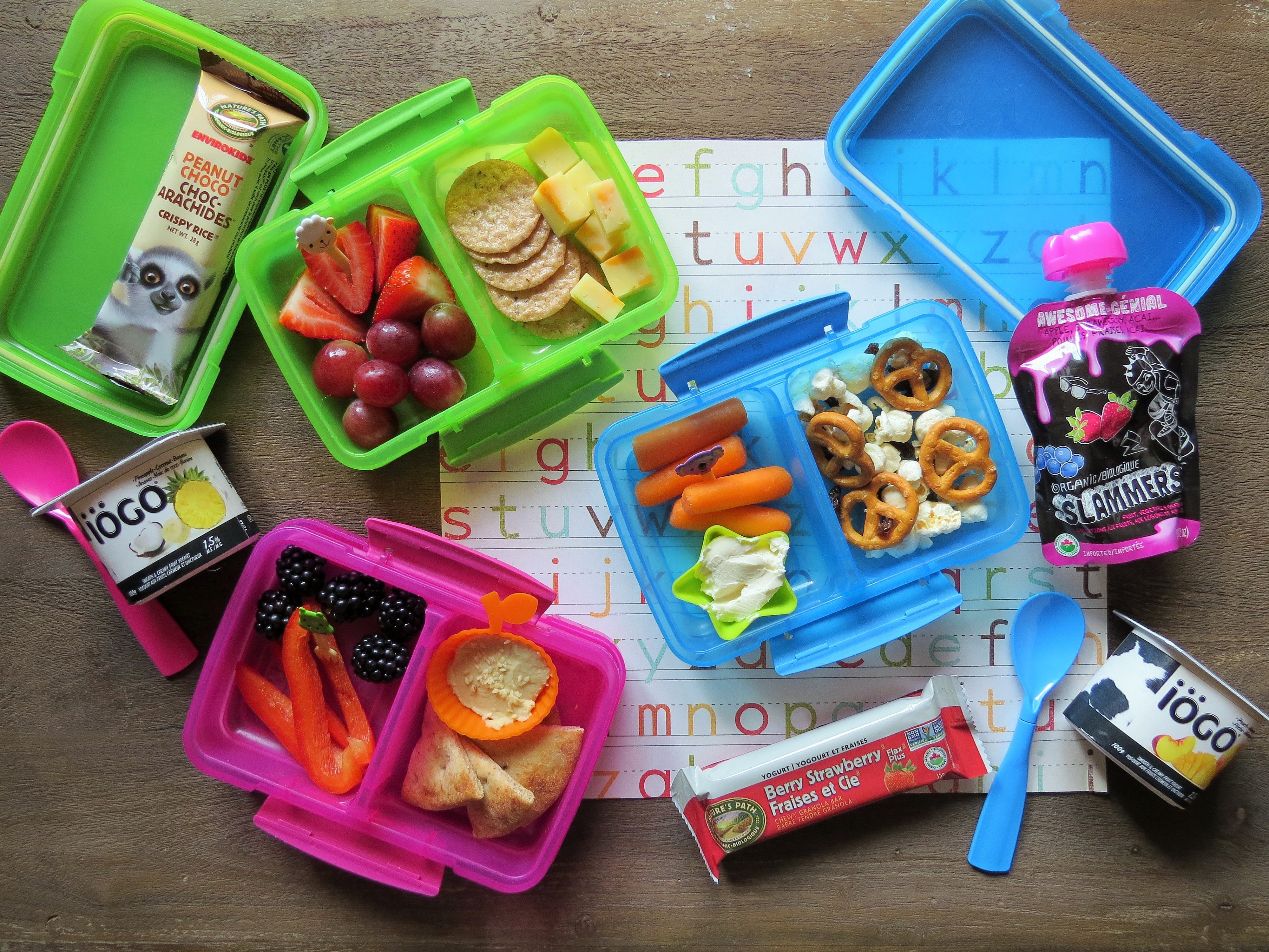 Healthy Bento Snack Boxes for On-The-Go! - Mind Over Munch 