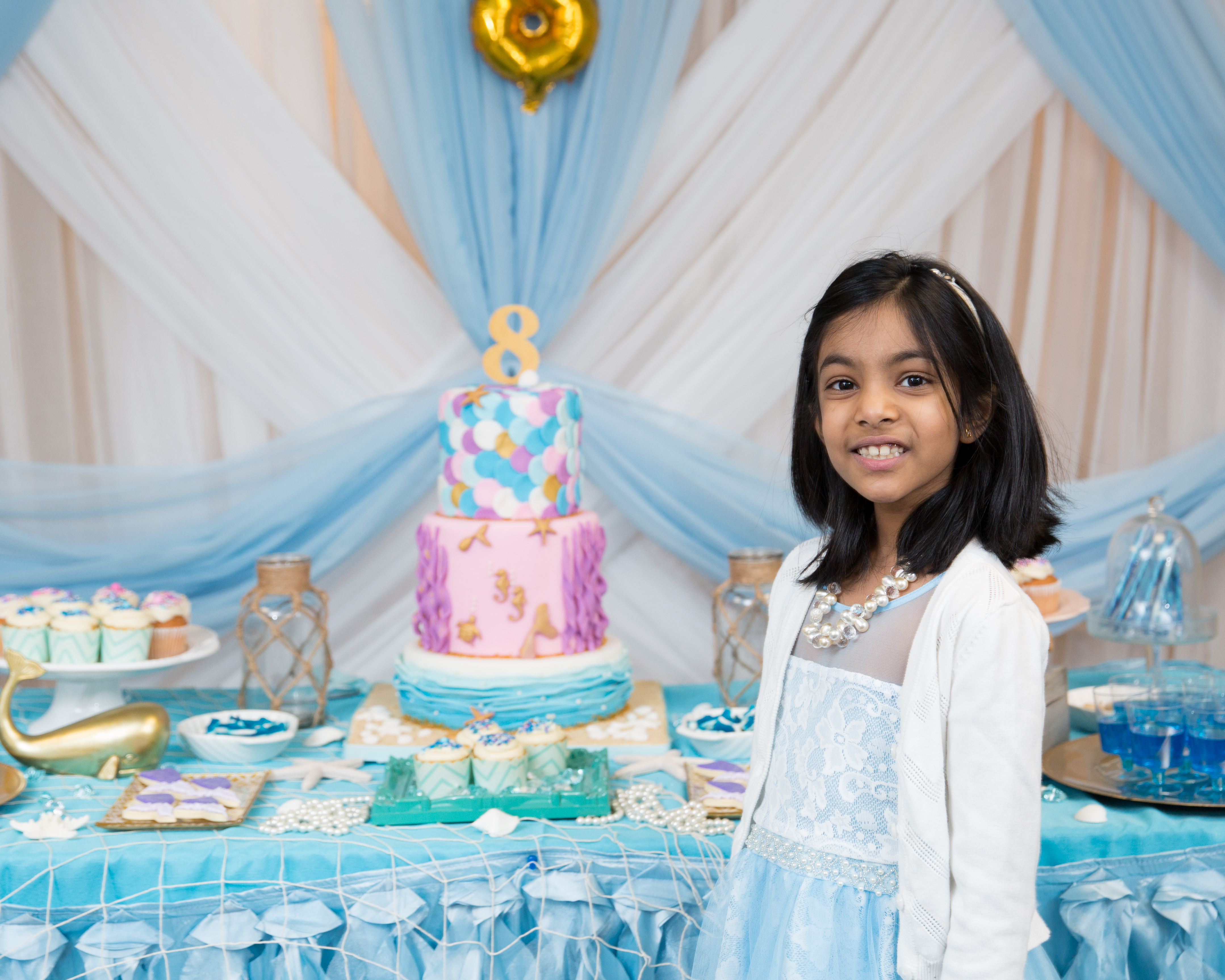 Akshaya's 8th Birthday -Mermaid Party